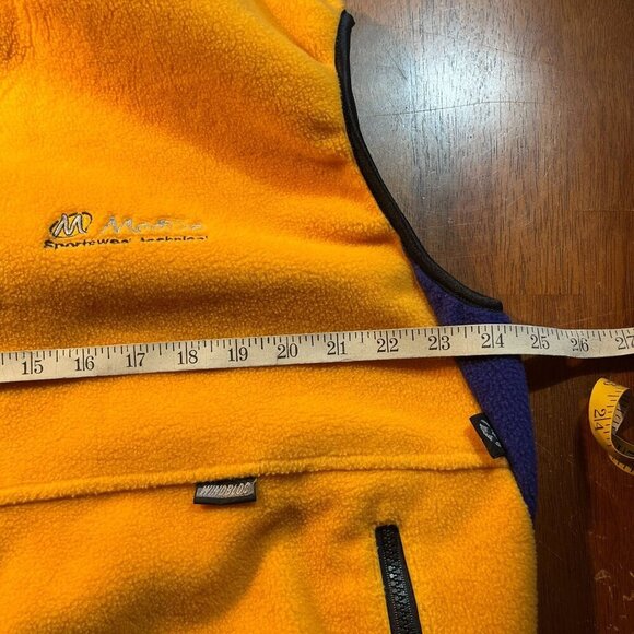 Vintage 90s Moose Mountainwear Full Zip Fleece Vest XL Cargo Baggy Gorpcore - Picture 11 of 12